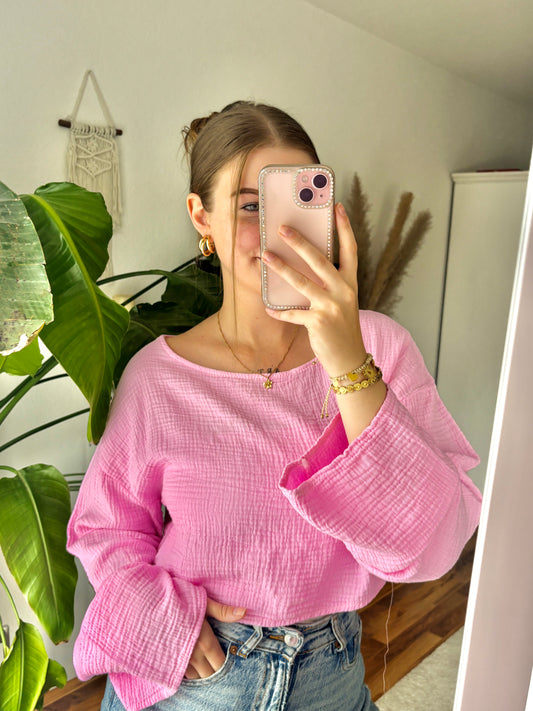 Musselin Bluse „Cotton Candy“