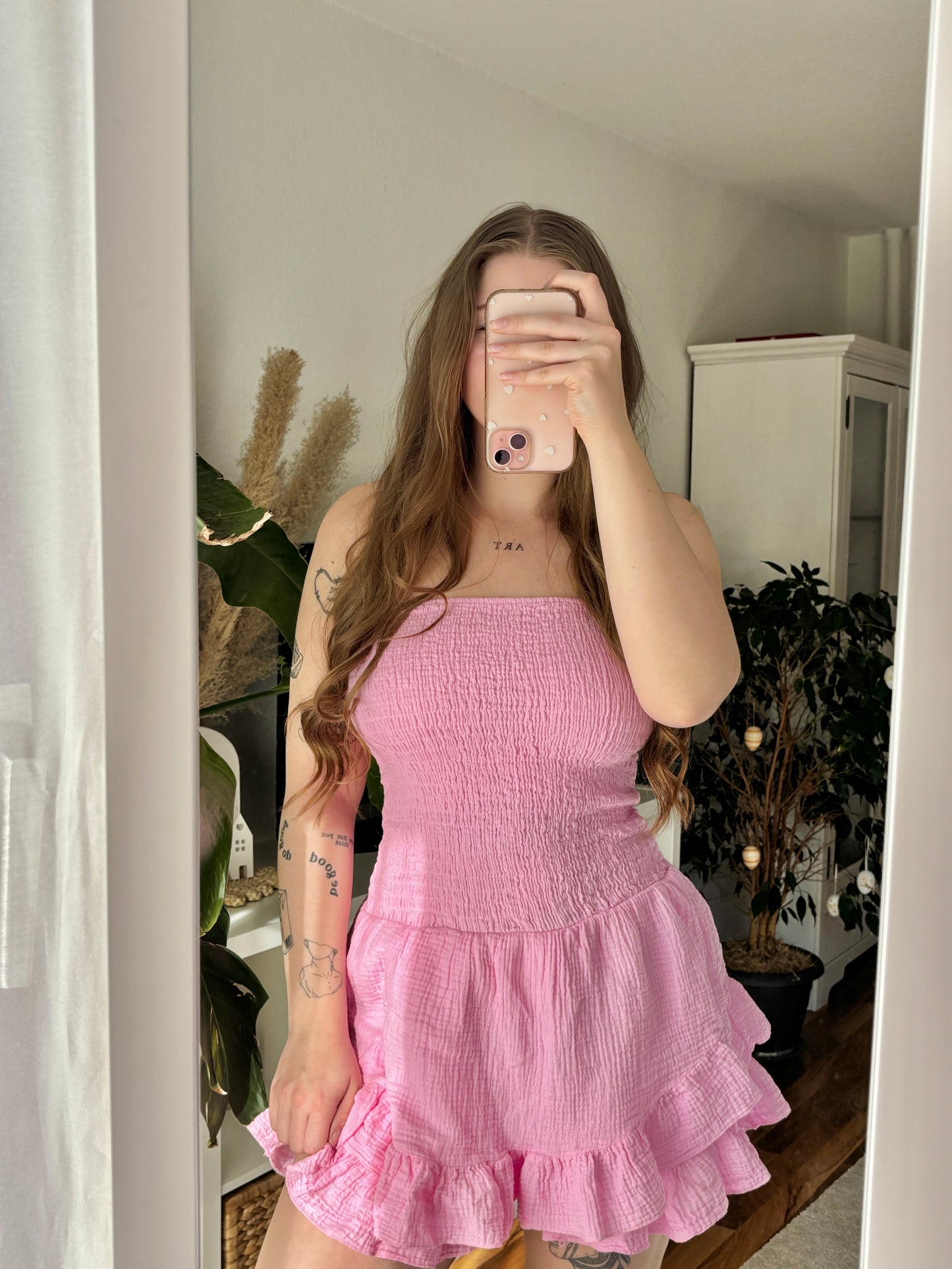 Musselin Jumpsuit „Lina - pink“