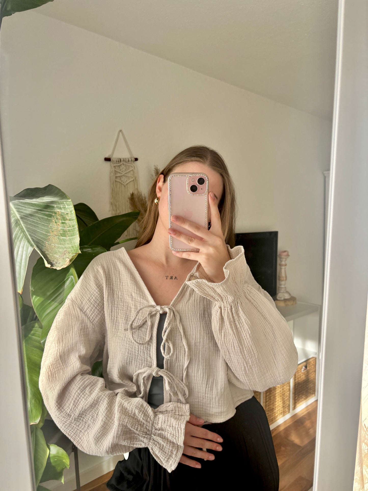 Bluse - Liora / beige