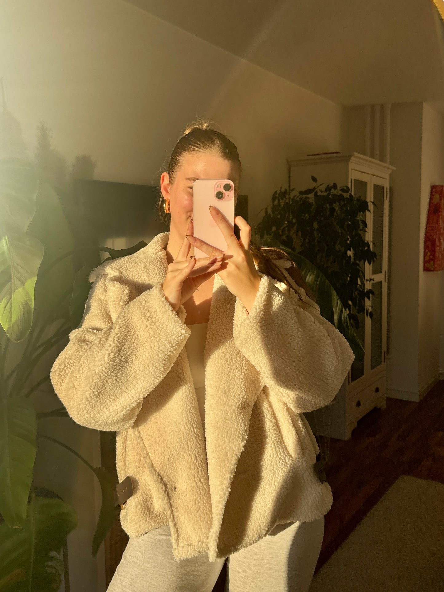 Flauschliebe Jacke - Creme