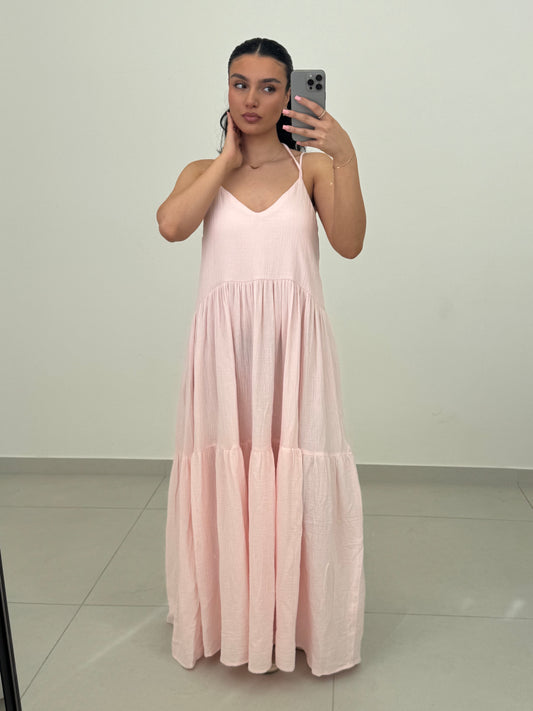 Maxikleid locker - Jolie / rosa