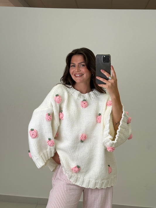 Pullover Rosie Dream / Handmade