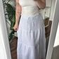 Musselin Maxirock - weiß