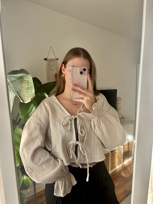 Bluse - Liora / beige