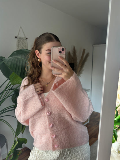 Cardigan mit Knöpfen - Strawberry Milk
