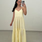 Maxikleid locker „Jolie“ - gelb