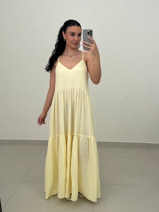 Maxikleid locker „Jolie“ - gelb