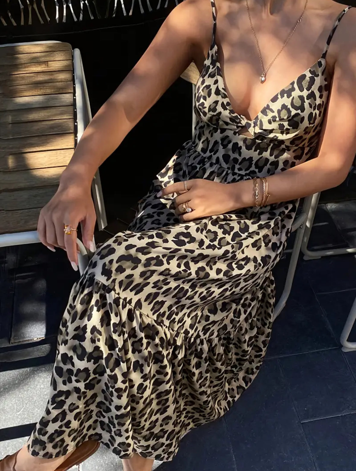 Maxikleid Leo - Savannah