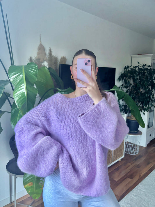 Fluffy Heaven Sweater – Flieder Edition
