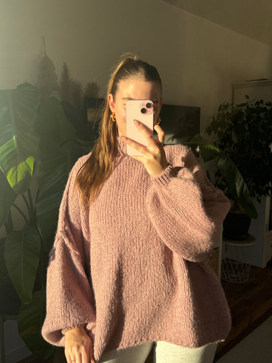 Snuggle Soft Sweater long - Altrosa