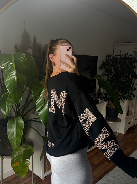 Leo Namasté Sweater - schwarz