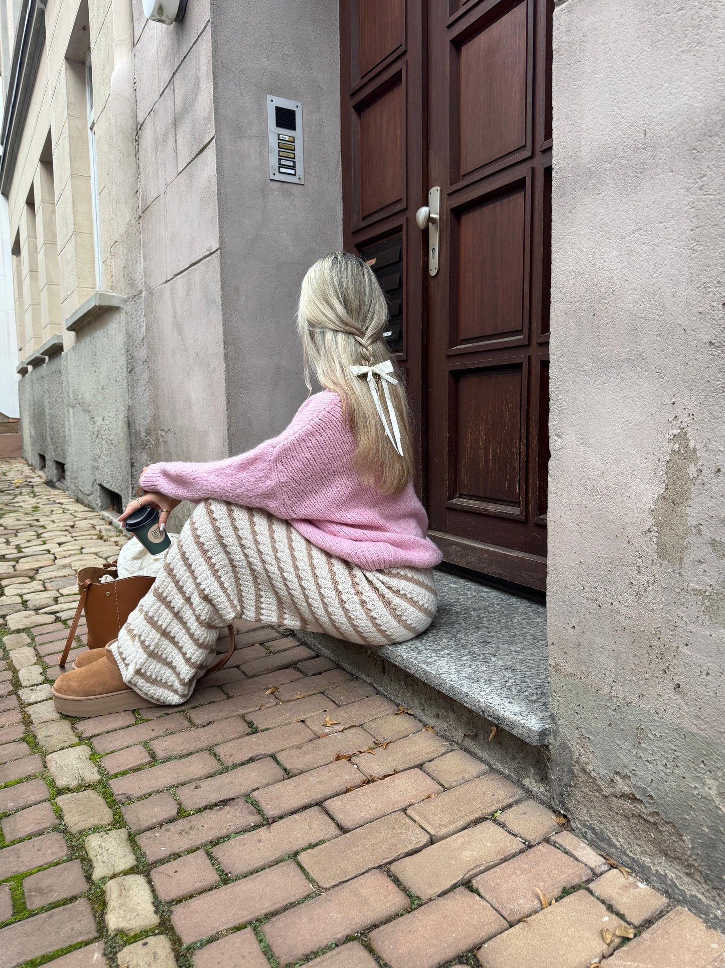 Stoffhose Hennah - beige