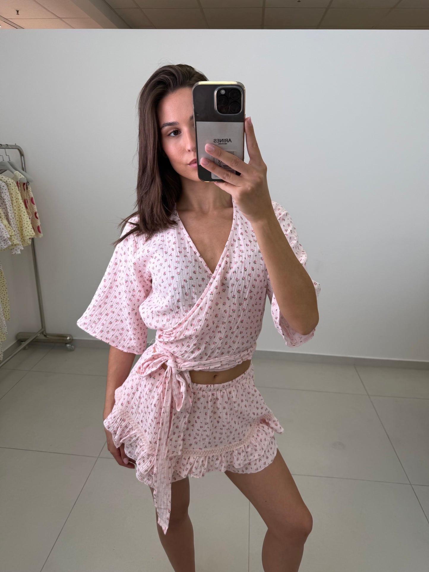 Rock Musselin - Fleur / rosa