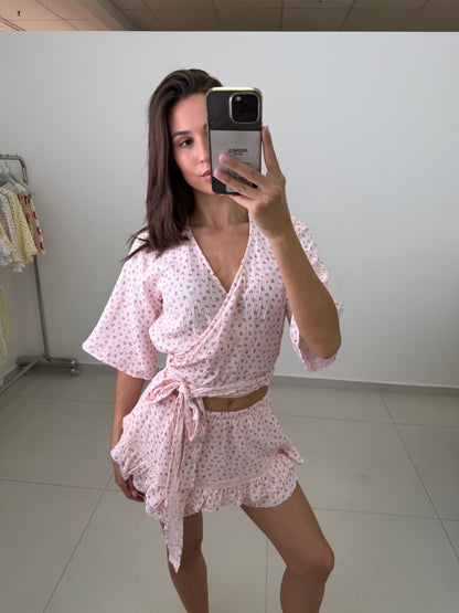 Rock Musselin - Fleur / rosa
