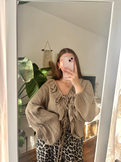 Bluse Mira - taupe