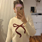 Bow Lover Sweater – Cream Edition