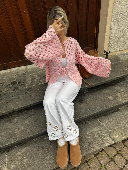 Häkeljacke Candy Cloud / Handmade