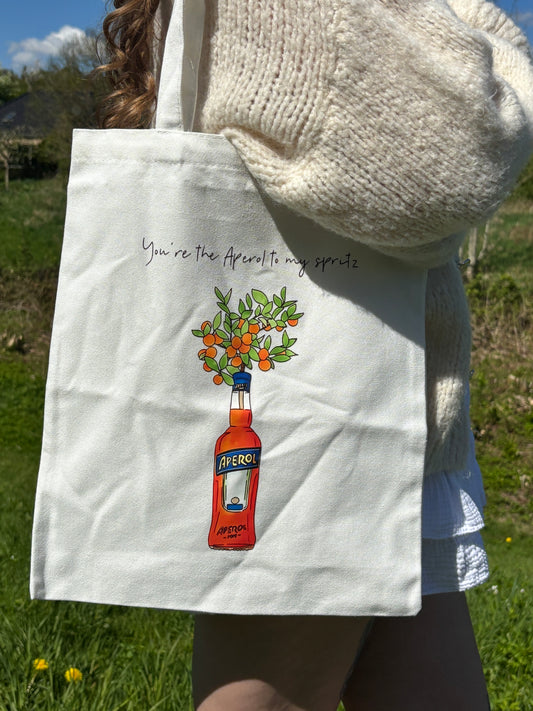 Stofftasche „Aperol Love“
