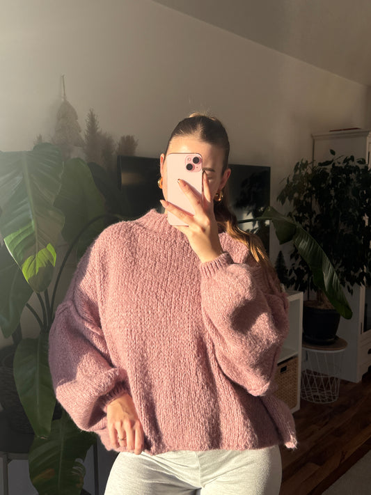 Snuggle Soft Sweater short - Altrosa