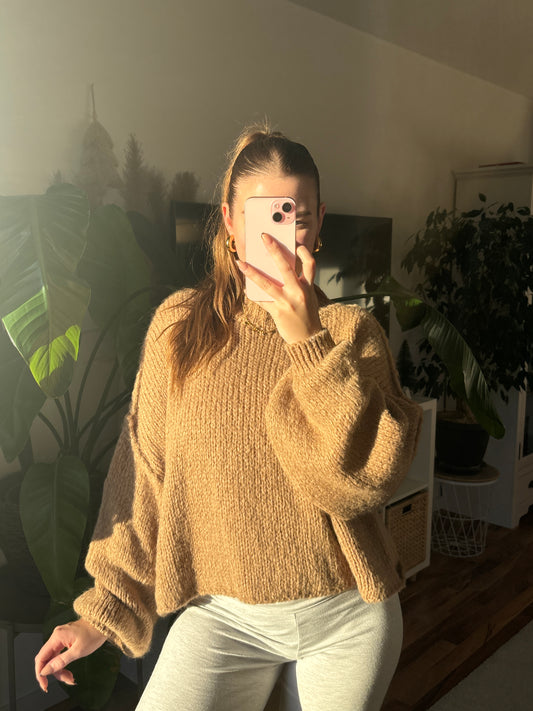 Snuggle Soft Sweater short - Beige