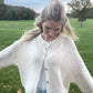 Oversize cozy cloud Knit Cardigan - creme