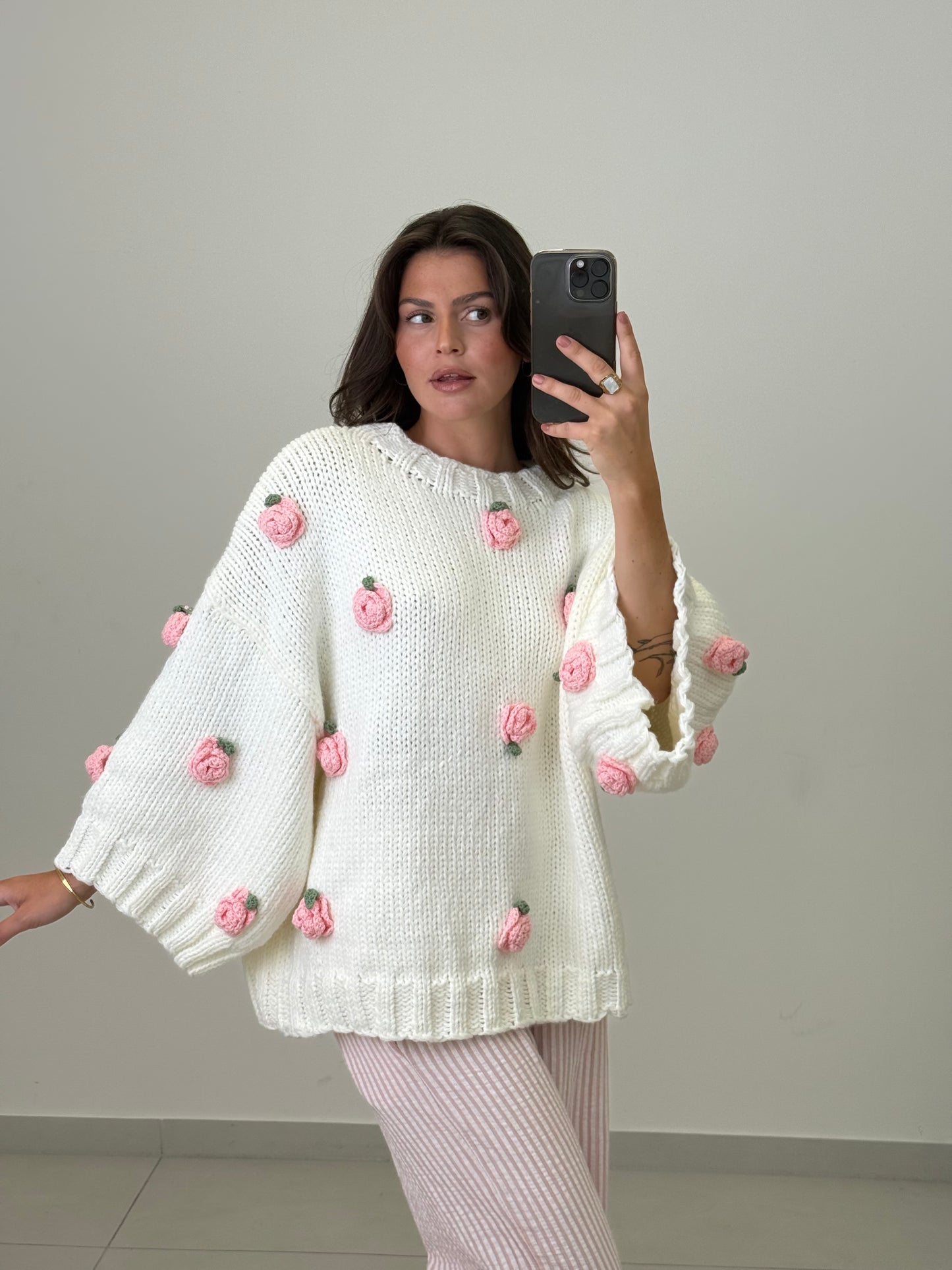 Pullover Rosie Dream / Handmade