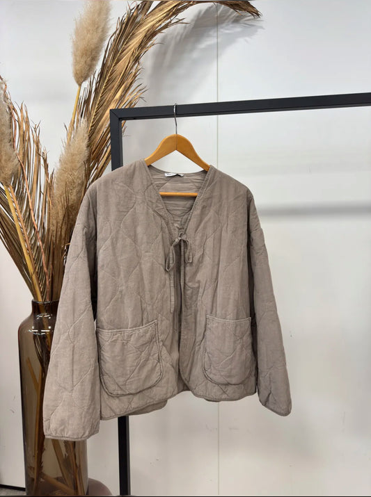 Vorbestellung! Jacke Autumn Quilt / beige